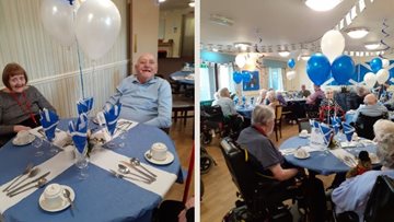 Stirling care home hosts St Andrew’s Day celebrations